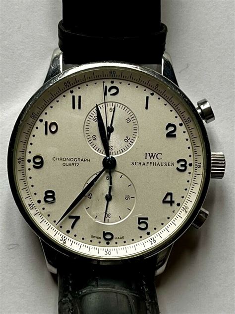 iwc chronograph quarzo schaffhausen|IWC Schaffhausen 1868 price.